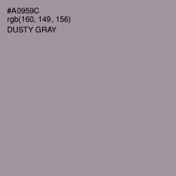 #A0959C - Dusty Gray Color Image